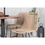 Apaļš dārza mēbeļu komplekts (gultiņa, Lindos)