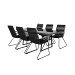 Garden furniture set (dallas, bois)