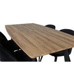 Rectangular dining set (inca, velvet)