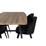 Rectangular dining set (inca, velvet)