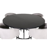 Round dining set (copenhagen, berit)