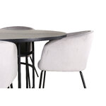 Round dining set (copenhagen, berit)