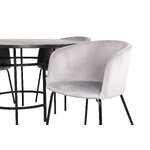 Round dining set (copenhagen, berit)