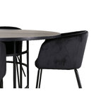 Round dining set (copenhagen, berit)