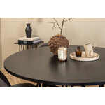 Round dining set (copenhagen, velvet)