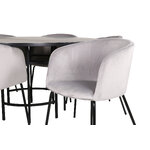 Round dining set (copenhagen, berit)