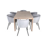 Rectangular dining set (slider, berit)