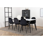 Rectangular dining set (jimmy, polar)