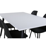 Rectangular dining set (jimmy, polar)