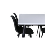 Rectangular dining set (jimmy, polar)