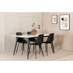 Rectangular dining set (jimmy, polar)