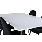 Rectangular dining set (jimmy, polar)