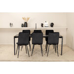 Rectangular dining set (pelle, windu)