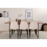 Rectangular dining set (uno, polar)