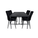 Rectangular dining set (uno, windu)