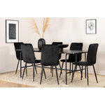 Rectangular dining set (uno, windu)