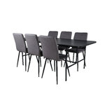 Rectangular dining set (uno, windu)