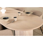 Oval dining set (bianca, berit)