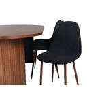 Oval dining set (bianca, polar)