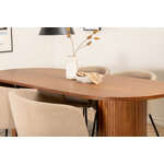 Oval dining set (bianca, berit)