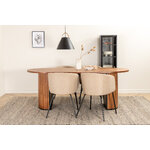 Oval dining set (bianca, berit)