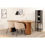 Oval dining set (bianca, berit)