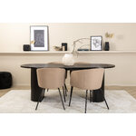 Oval dining set (bianca, berit)