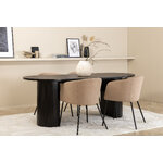 Oval dining set (bianca, berit)