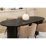 Oval dining set (bianca, berit)