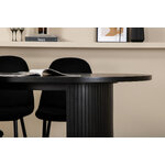 Oval dining set (bianca, polar)