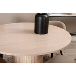 Round dining set (bianca, velvet)