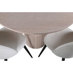 Round dining set (bianca, velvet)