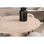 Round dining set (bianca, velvet)