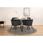 Round dining set (dip, berit)