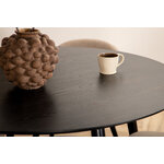 Round dining set (dip, velvet)