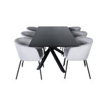 Rectangular dining set (piazza, berit)