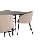 Round dining set (copenhagen, berit)