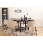 Round dining set (copenhagen, berit)