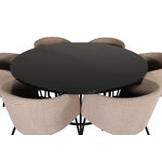 Round dining set (copenhagen, berit)