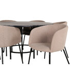 Round dining set (copenhagen, berit)