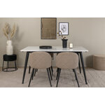 Rectangular dining set (jimmy, velvet)