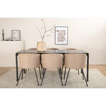 Rectangular dining set (pelle, berit)