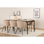 Rectangular dining set (pelle, berit)