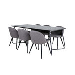 Rectangular dining set (petra, velvet)