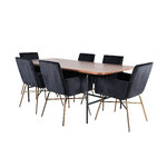 Rectangular dining set (uno, petra)