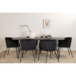 Rectangular dining set (uno, berit)