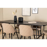 Rectangular dining set (uno, velvet)