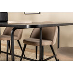 Rectangular dining set (uno, velvet)