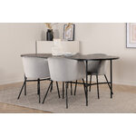 Oval dining set (skate, berit)