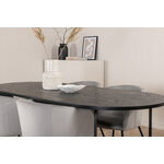 Oval dining set (skate, berit)